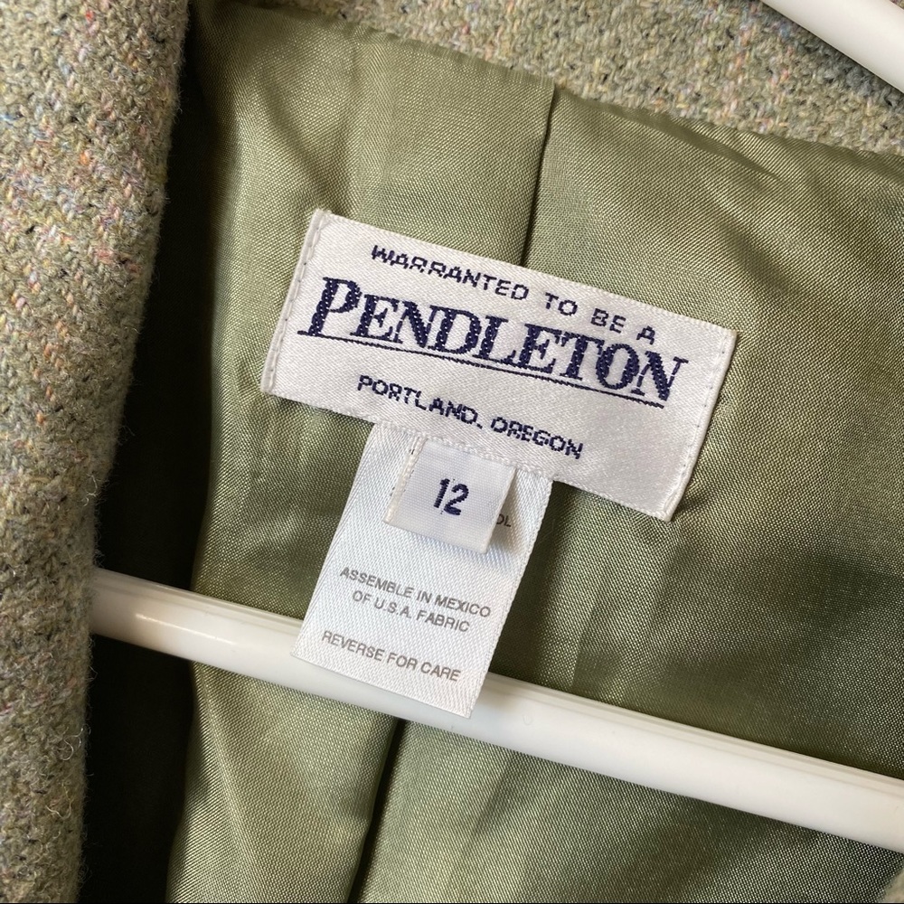 Pendleton Wool Lambswool Wool Blend Blazer - image 2